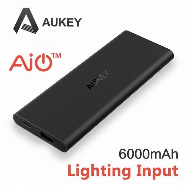Портативное зарядное устройство Aukey 6000mAh