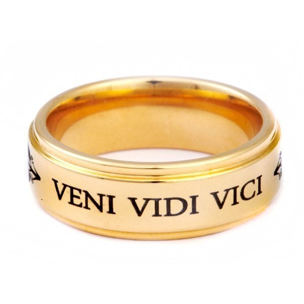 Кольцо Цезаря "Veni Vidi Vici"